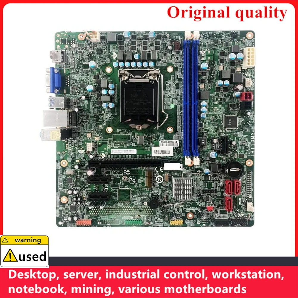 

Used 100% Tested For Lenovo Ideacentre 300S-11ISH 300-20ISH H3060 H110 Desktop Motherboard FRU 01AJ166 LGA 1151 IH110MS