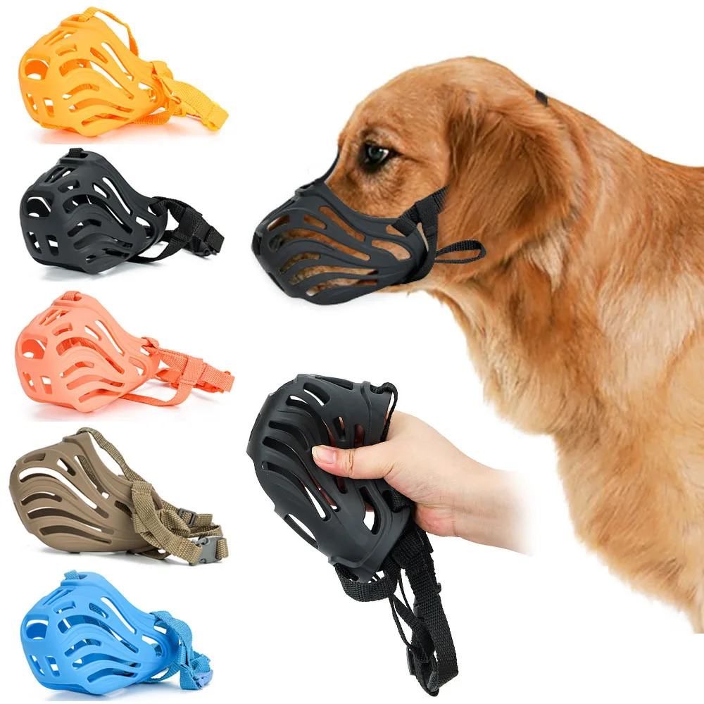

Pet Supplies Mesh Strong Basket Dog Mouth Muzzles Breathable Soft Small&Large Pet Dog Muzzle Anti-bite Pet Training Accessories