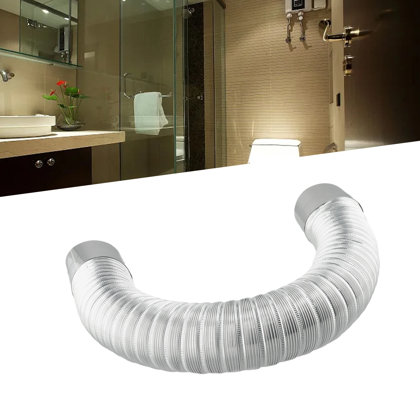 

Elbow Pipe Chimney-Liner Bend Multi-Flue Stove Pipe Stretching Flexible Hose Stainless Steel Heater Exhaust Tube Connector
