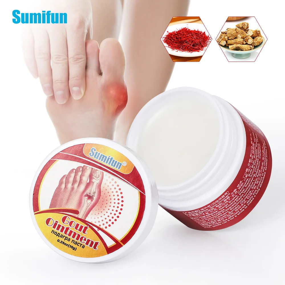 1/2/5Pcs Sumifun Gout Treatment Ointment Feet Care Balm Joints Pain Reliever Arthritis Finger