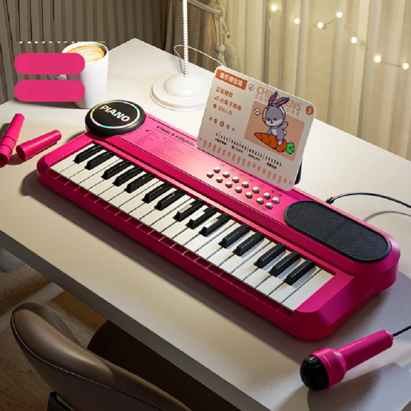 Portable Baby Piano Multi-Function Electronic Organ, Children's Instrument, Beginners to Practice, Early Education
