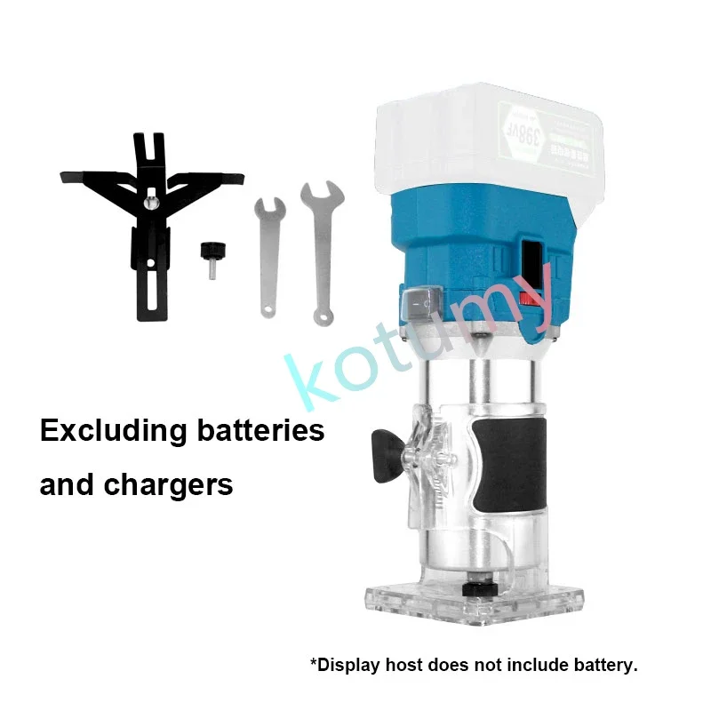 휴대용 리튬 라우터 트리머, 목재, PVC 및 폼 브릭에 적합, 슬로팅, 조각 및 모서리 마무리에 이상적