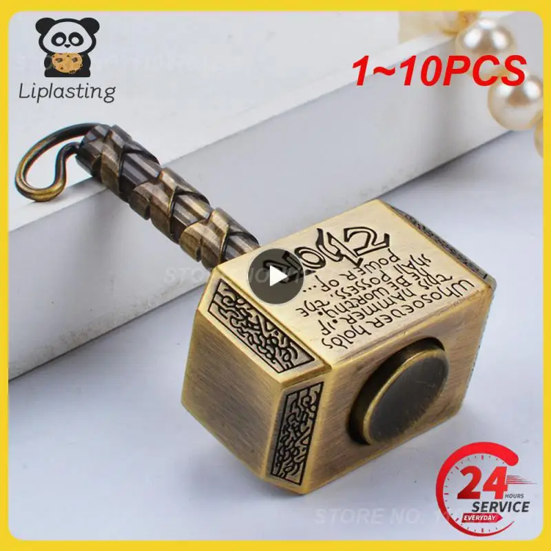 

1~10PCS Hammer Fidget Spinner Metal EDC Hand For Autism ADHD Satisfying Toys For Stress Cool Gadgets Juguetes Antiestrés