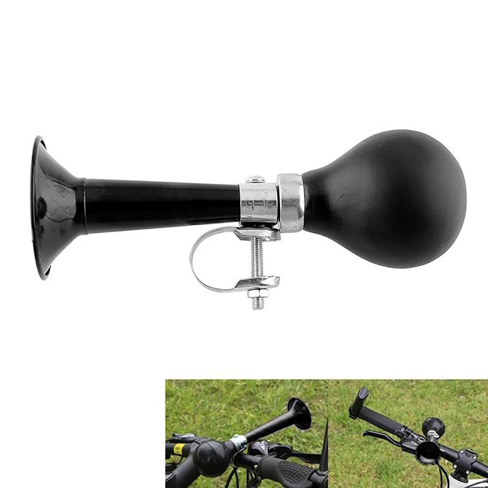 Bicycle Bell Loud Universal Mini Vintage MTB Safety Cycling Handlebar Bell Ring with Rubber Light for Outdoor