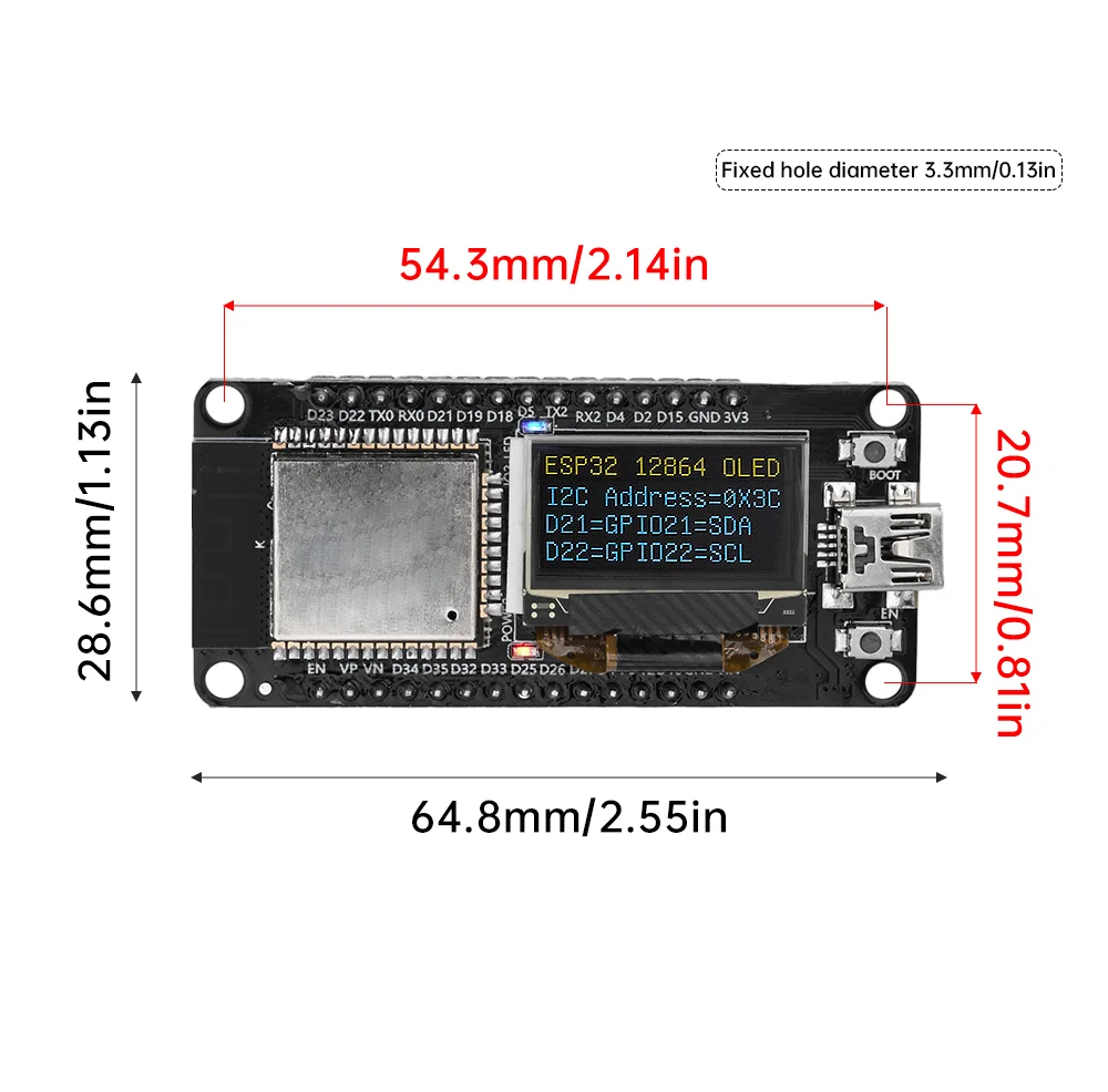 รูปสินค้า บอร์ดพัฒนา ESP32 พร้อมฟังก์ชัน WiFi และ BLE