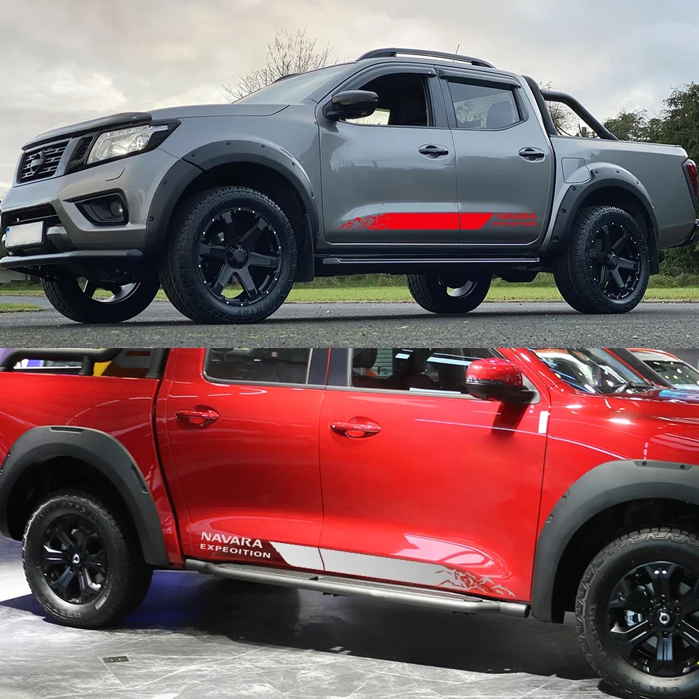 Pour Nissan Navara NP300 2016-2021 Fibre De Carbone Voiture Volant Panneau Bouton Couverture - 6