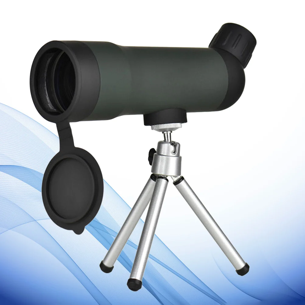 

Waterproof x Telescope Night Vision Optic Lens Prism Spotting Scope With Retractable Tripod Stand for Camping