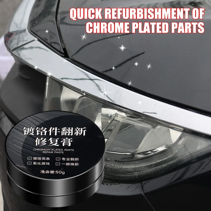 Universal Car Window Chrome Restorer Plating Brightener Rust Remover For Car Door Handles Windows Trim Removes Rust Tools paint rust remover rust remover spray metal rust remover rust remover converter
