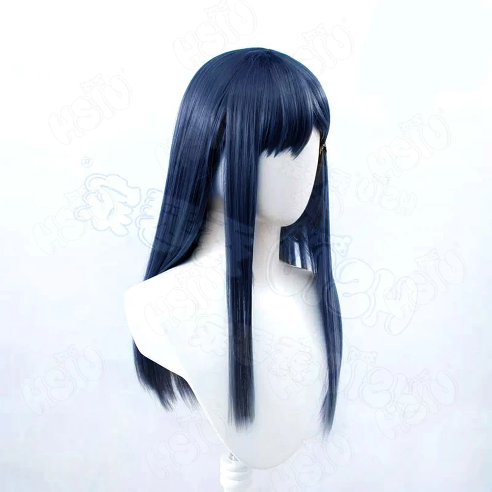 Парик для косплея из аниме моб, психоделик 100, парик для косплея Mobu, Saiko, Hyaku, Takane, Tsubomi, парик для косплея из длинных волос темно-синего цвета, парик для косплея из аниме (art.: 3920c8012edaa) - 3920c8012edaa