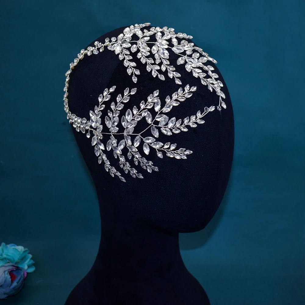 

Модное украшение для волос A460 для невесты, женские аксессуары для волос, серебряные свадебные украшения для волос, головной убор, подарок, свадебные головные уборы