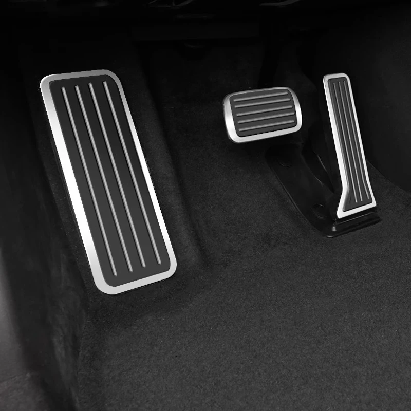 

Автомобильные педали из нержавеющей стали и резины для NIO ET5 2022 2023, тормоз акселератора, Нескользящие, без сверления, крышка педали, детали, роскошный интерьер