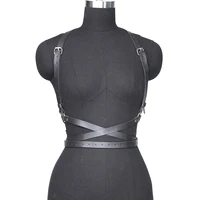 Femmes mode Punk harnais ceintures Harajuku poitrine harnais corsett ceinture bretelles pour femmes taille ceinture gothique vêtements accessoires 5