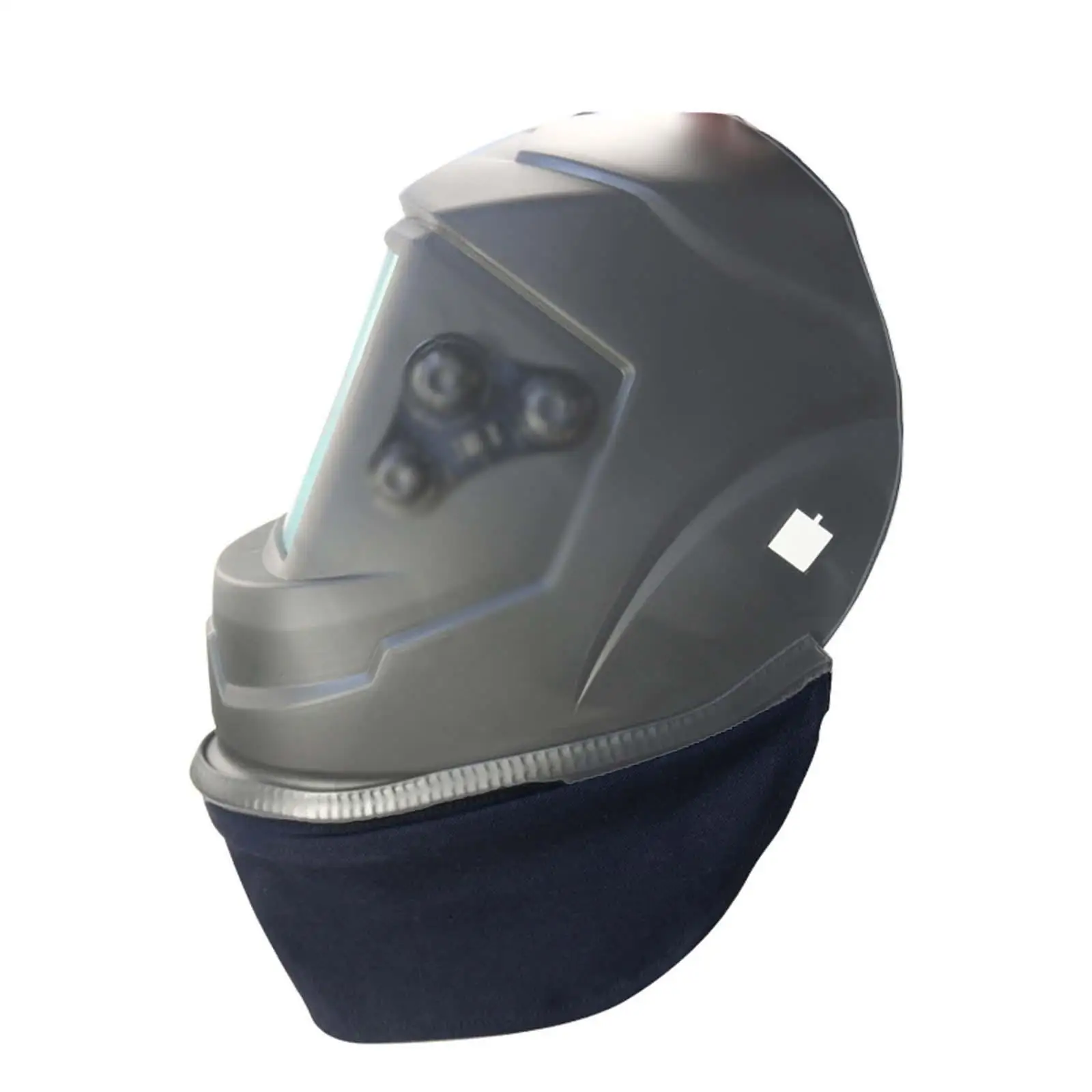 Welding Bib Accessory Compatible for Most Welding Helmets Easy to Install Detachable Welding Face Bib for Polishing Welding