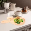 Rabbit Serving Tray Decorative Wooden Plate Fruit Delicate Pallets Easter Bunny Desktop 2