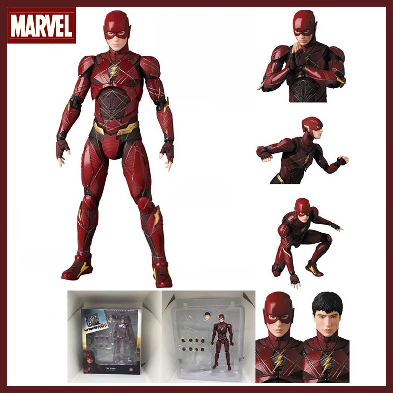 

ML The Flash Anime Figure The Avengers Flash Action Figures 16cm Pvc Figurine Statue Model Doll Collectible Ornament Toy Gift