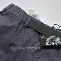 Pantalon cargo pour homme avec 26 poches, style marque de luxe italienne, 3 étiquettes, pantalon de travail multi-poches, taille élastique 5