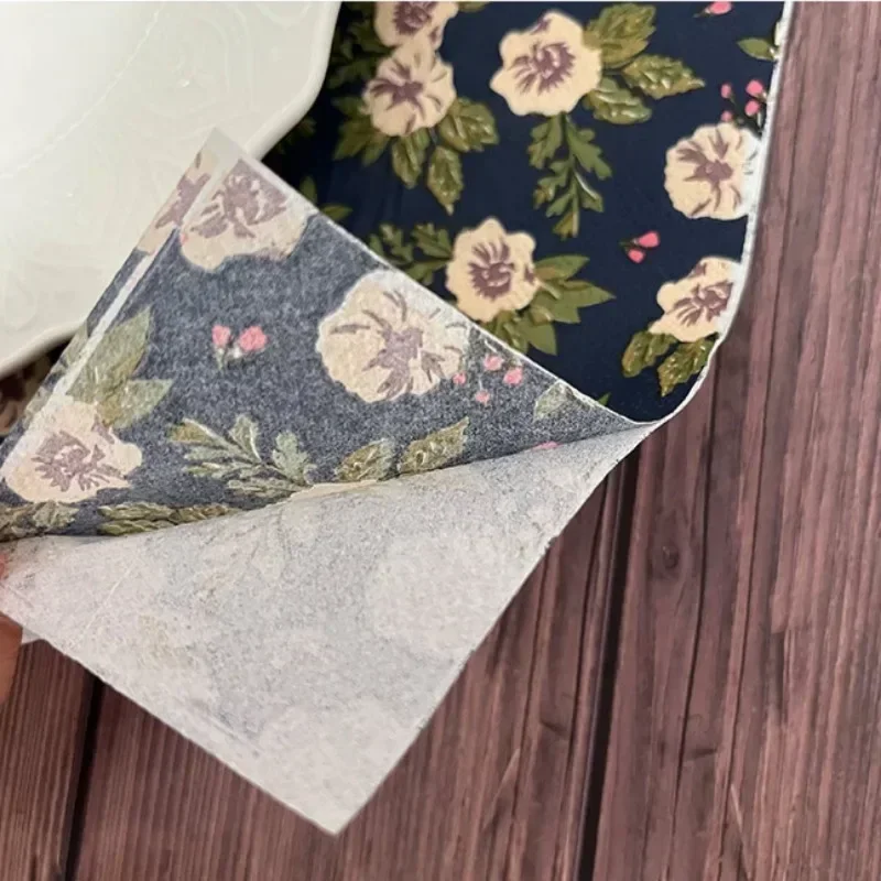 2-Ply Colourful Printed Paper Napkins Dark Blue Napkins Printed Paper Placemats for Party Decorations 20pcs 33*33cm