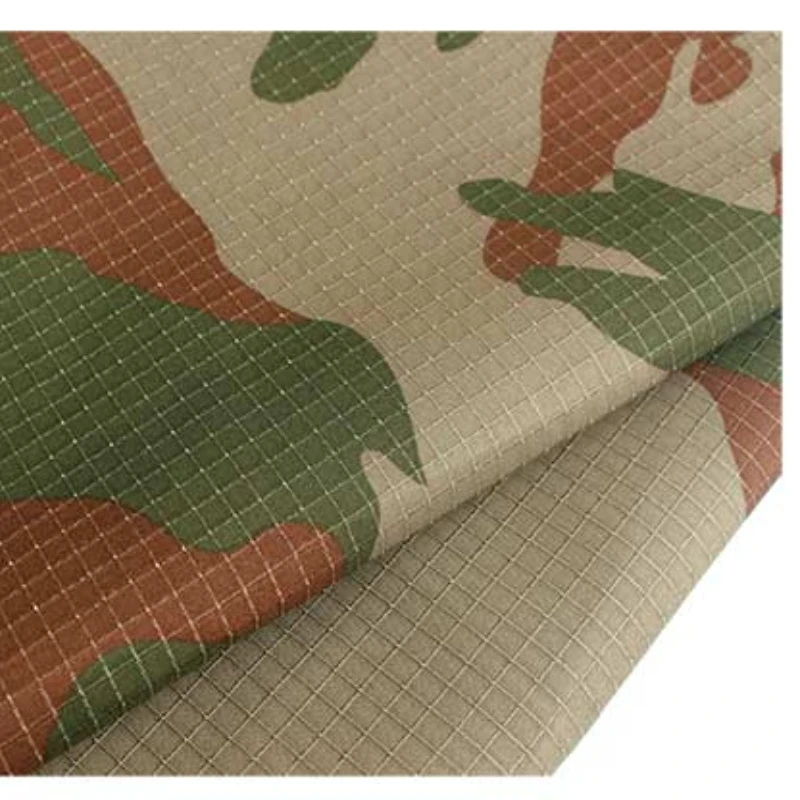 Cotton Thickened Camouflage Fabric Nonflammable Wearresistant