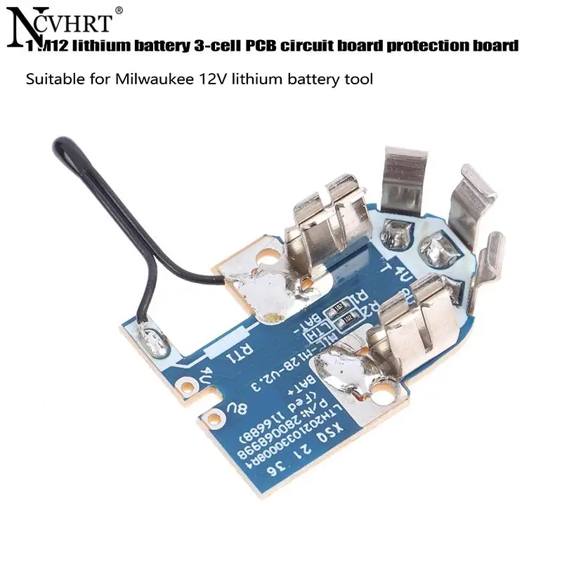 

M12 Battery Charging Protection PCB Circuit Board For Milwaukee 12V 1.3Ah 1.5Ah 2Ah 4Ah 48-11-2411 M12 Li-ion Battery