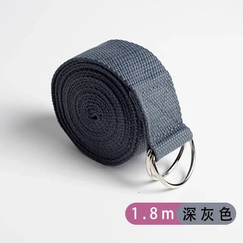1.8mx3.8cm Yoga Strap Durable Cotton Exercise Straps Adjustable D-Ring Buckle Gives Flexibility for Yoga Stretching Pilates aerial yoga strap,yoga strap