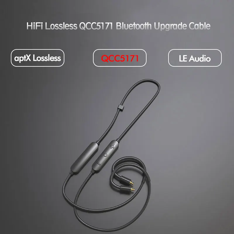 

QCC5171 Bluetooth Module Upgrade Cable aptX Lossless Adaptive HD Wireless Adapter Replaceable Line LE-Audio for AKG N5005 IE300
