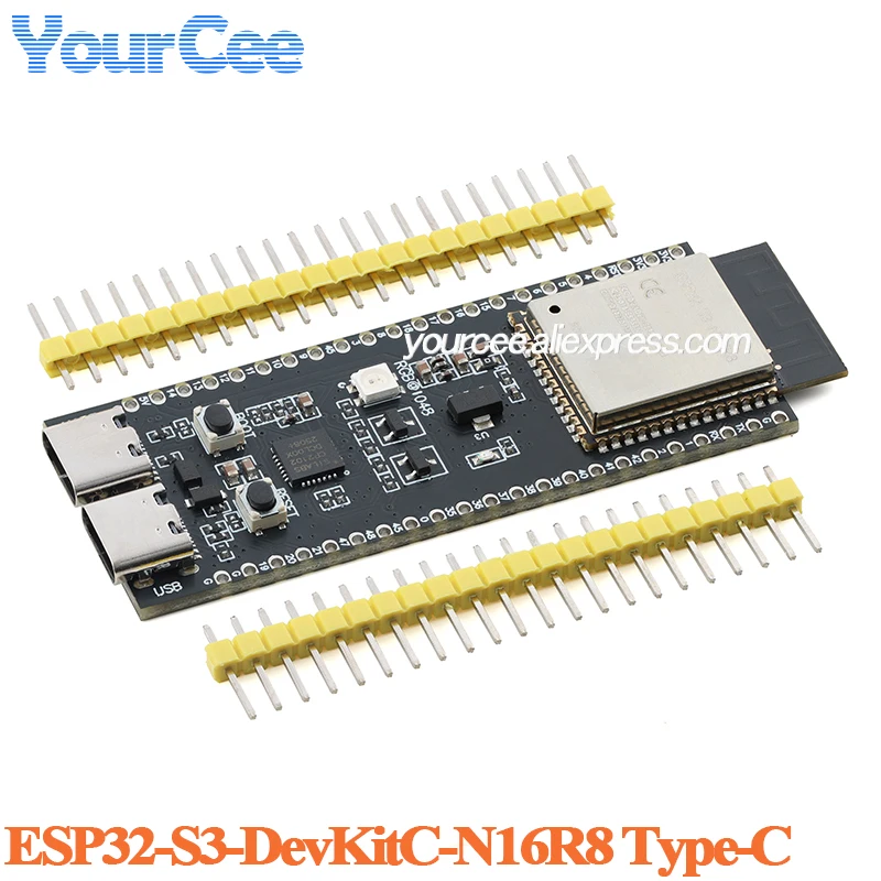 ตัวเลือกสินค้า บอร์ดพัฒนา ESP32-S3 Wi-Fi Bluetooth 5.0 32-bit