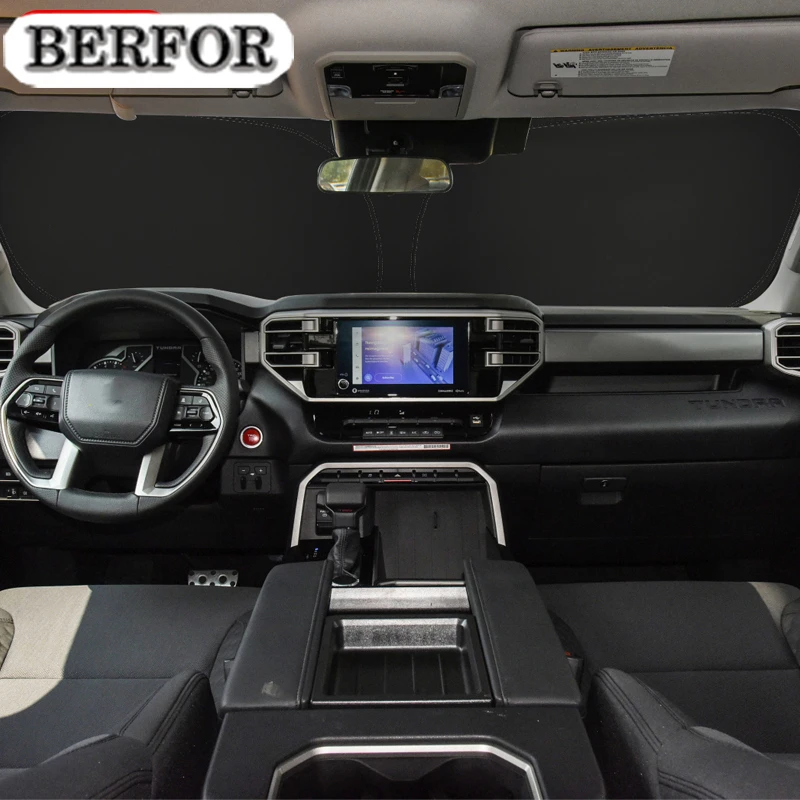 For Toyota Tundra 2007- Car Styling Nano-Insulat Windshield Sunshade Front Window Sun Shade Visor Auto Interior Accessories
