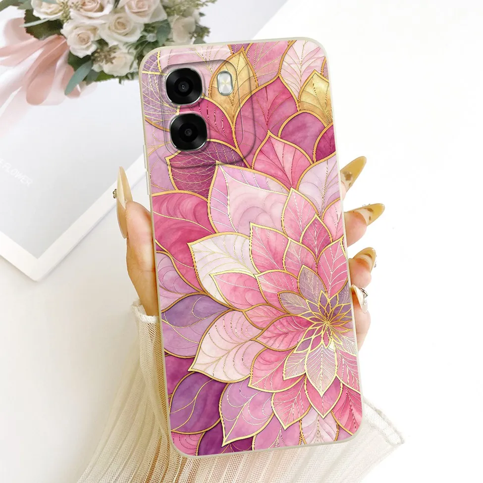 Luxury Fashion Cute Painted Silicone Case - Oppo A6 Series