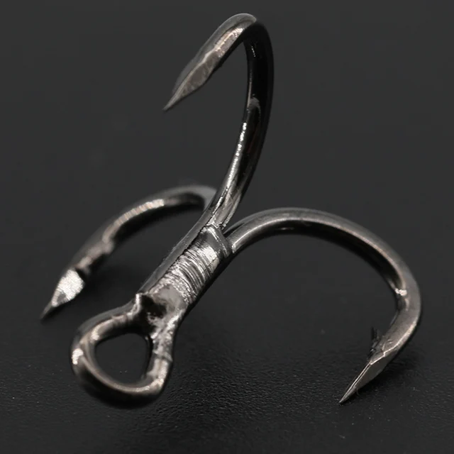 50pcs/20pcs 6x Treble Hooks Classic Fishing Hooks Strong Sharp Tackle Hooks 8# 6# 4# 2# 1# 1/0# 2/0# 3/0# 5