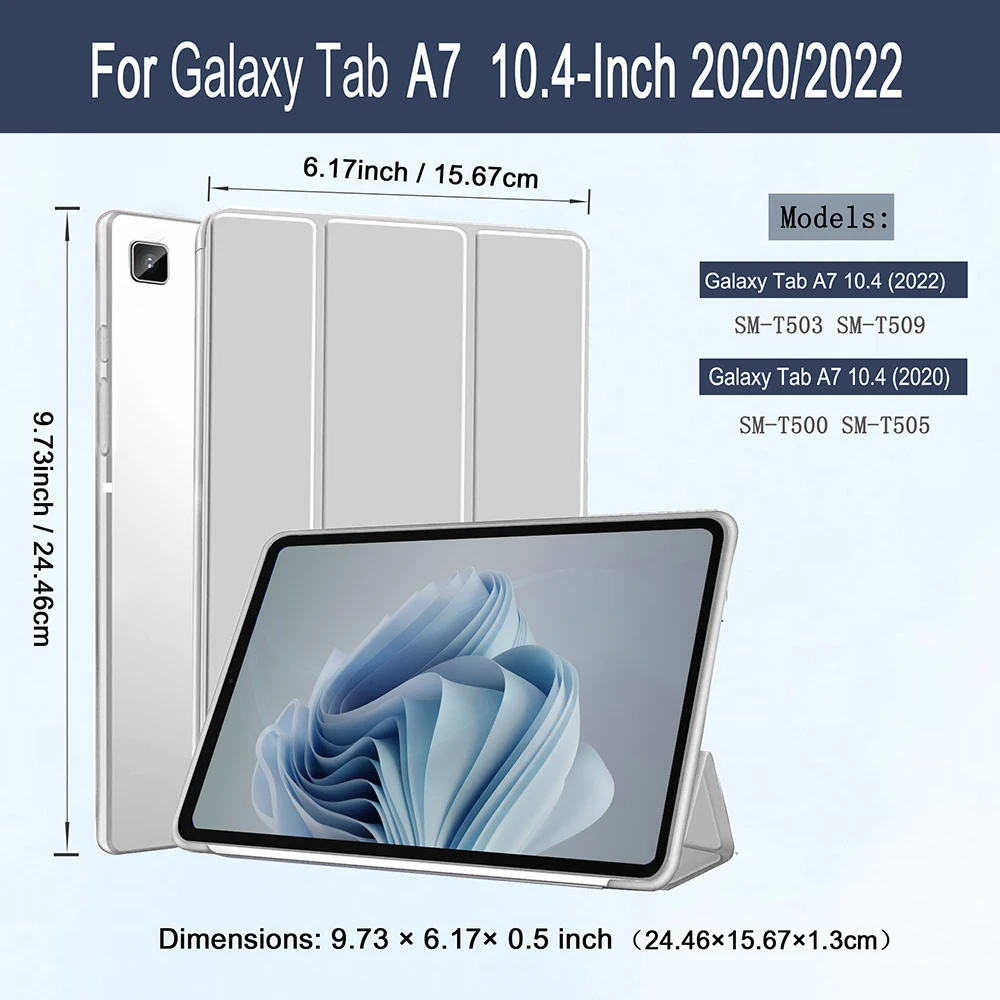 Premium PU Leather Magnetic Tablet Cover