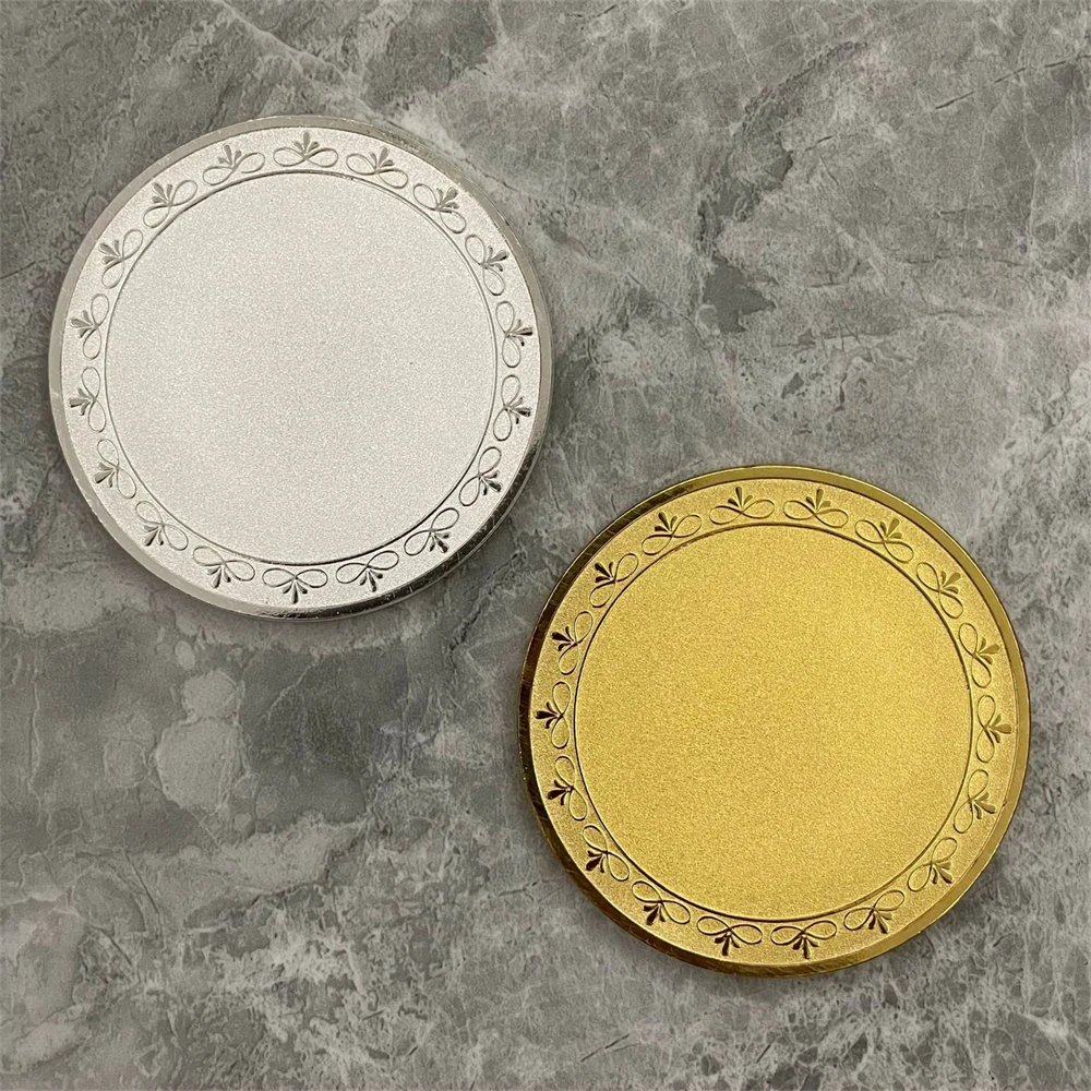 UV color printing commemorative coins metal DIY engraving commemorative medals personalized creative gifts