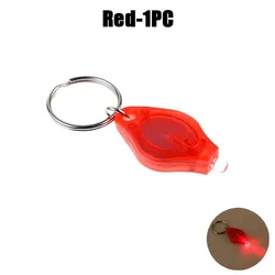 Compact LED Keychain Light - Versatile Portable Illumination (Red - 1PC)