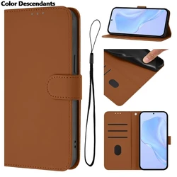 Premium PU Leather Flip Phone Case with Holder and Wallet Cover for Redmi A5 4G 171 (Brown)