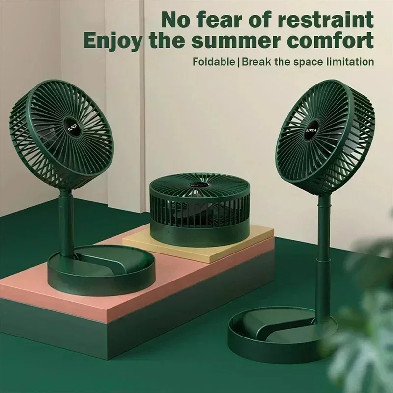 Compact Foldable USB Electric Fan - Portable Indoor/Outdoor Mini Cooling Solution