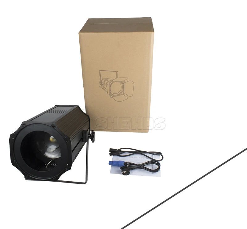 SHEHDS 1 stücke 200 W COB Zoom Par Licht Optische Linse Warm Kühles Weiß DJ Disco Weihnachten Dekoration Bühne Publikum beleuchtung – Detail 4