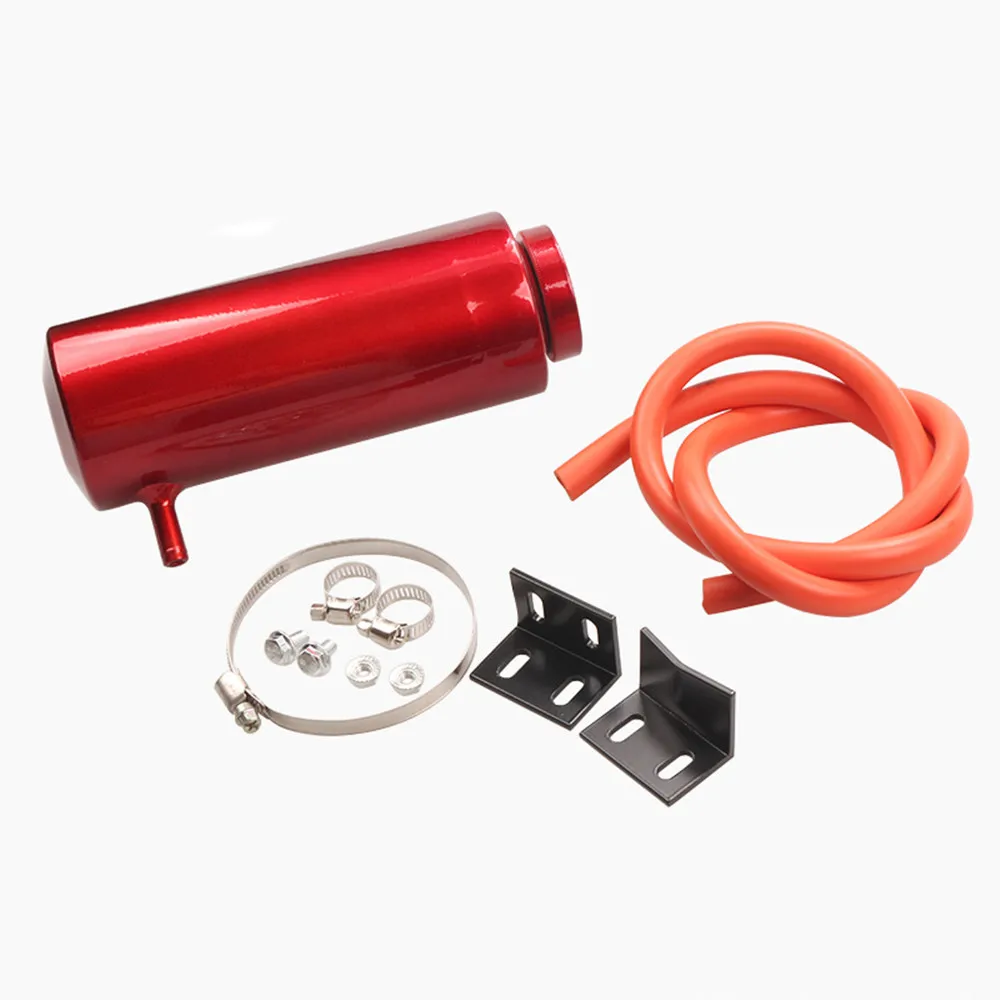 

800ml Aluminum Radiator Fluid Coolant Overflow Catch Tank Reservoir Kit