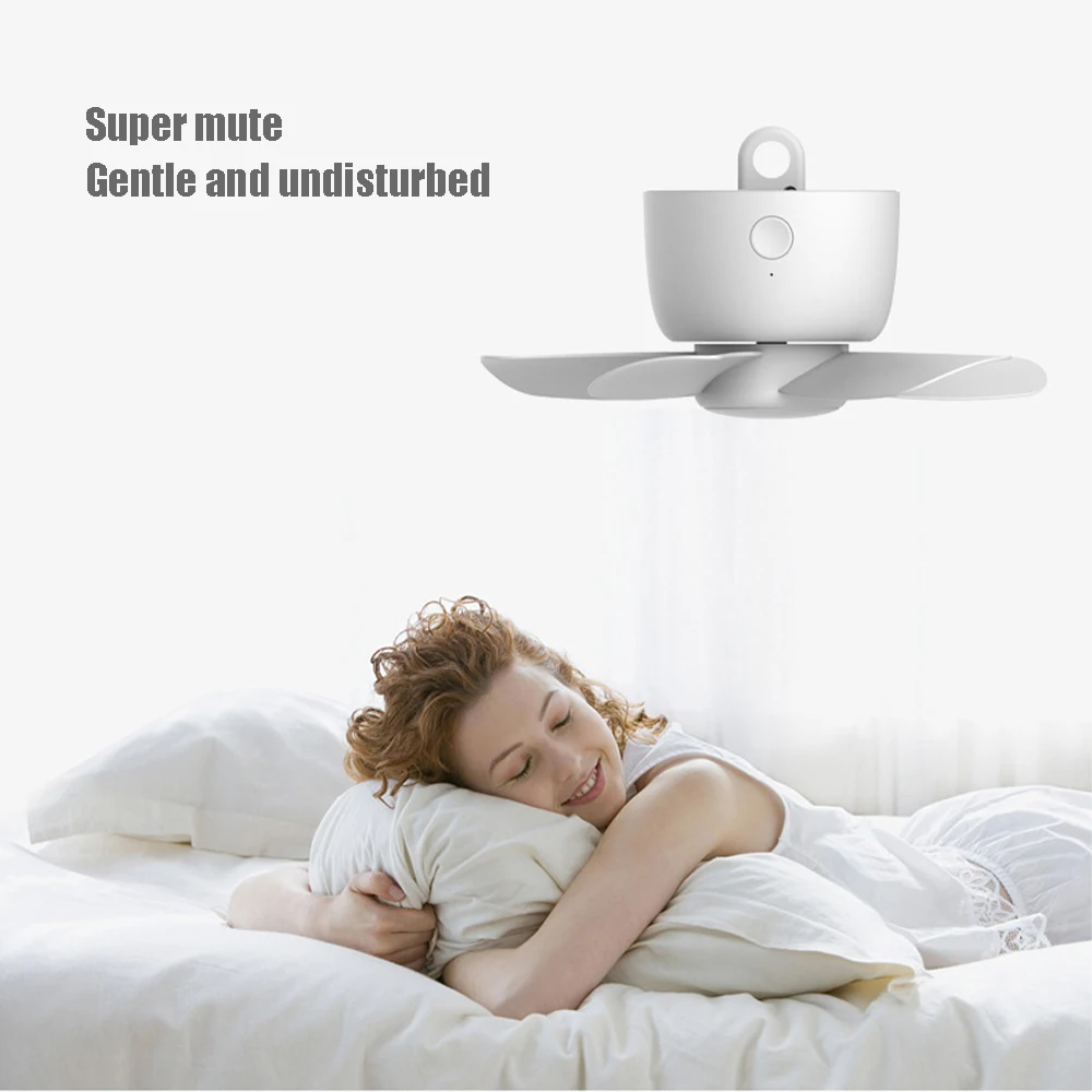 S06533f953a3f44578204c2ee51f0fe2cM 8000mAh USB Ceiling Fan Air Cooler USB Fans With Remote Control Camper Tents Hanger Fan for Bed Camping Outdoor Hanging Mallzona
