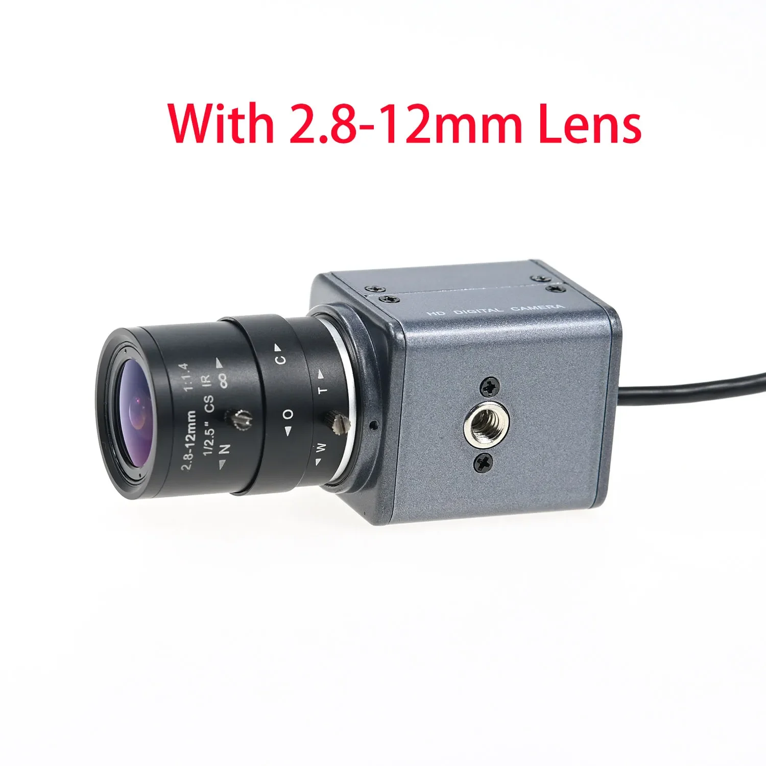 OV9281 120FPS Global Shutter 720P USB Case Camera ,Monochrome, Golf Simulator Webcam,5-50mm Zoom CS Lens,High Frame Rate Capture 3
