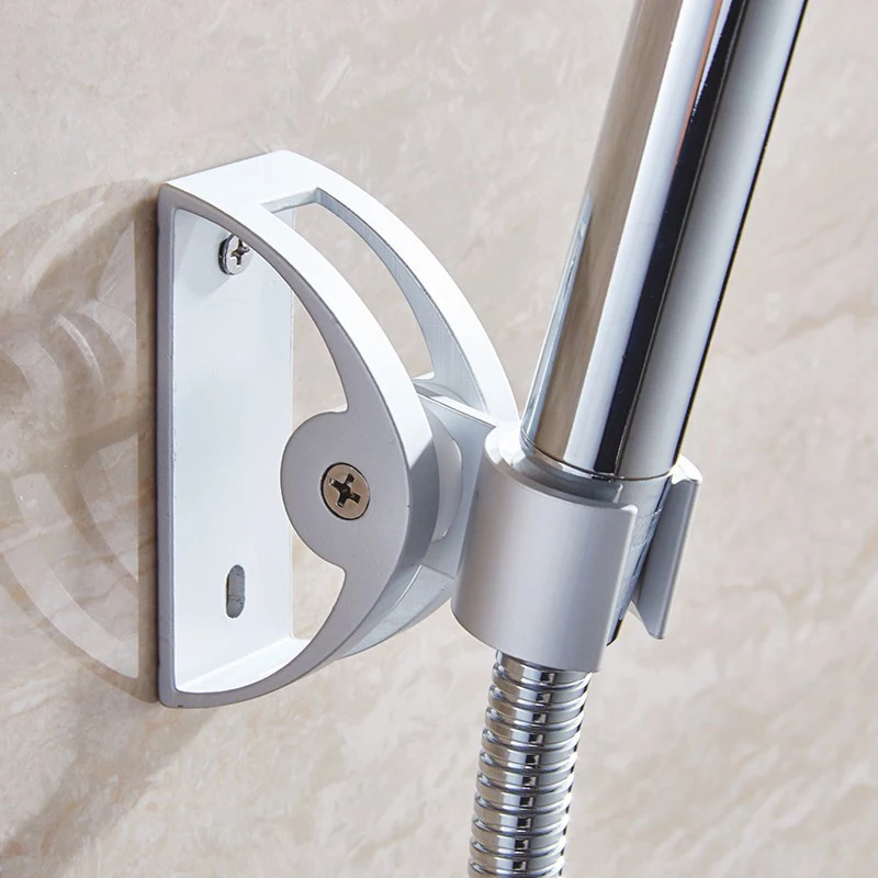 Description Picture 3 of itemAdjustable Wall Mounted Shower Head Stand Bracket Holder Hand Held Bathroom Shower Head Fitting Portable Bathroom Accessories