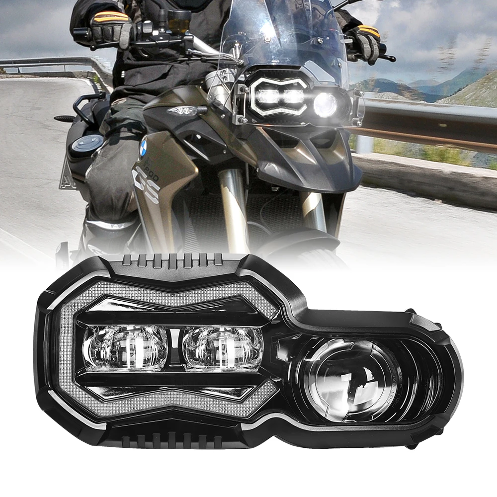 Brightest Led Headlight BMW F650GS F700GS F800GS F 800GS Adventure Explorers Headlamp Fog Lights High Low DRL For Motorcycle