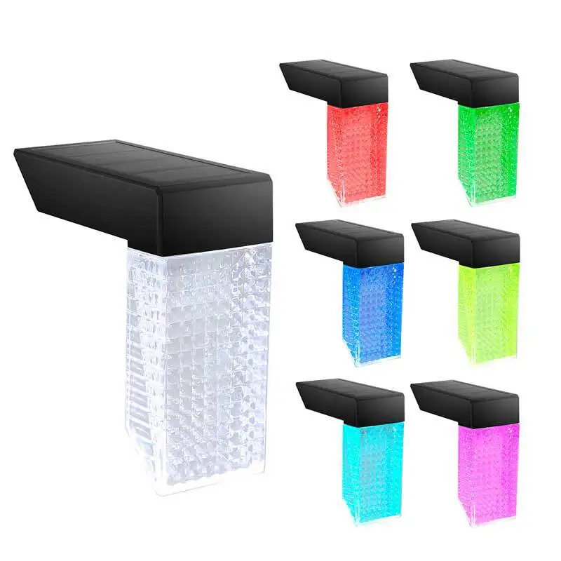 New solar lights outdoor corridor steps staircase lights outdoor waterproof garden fence decorative LED wall lamps 5