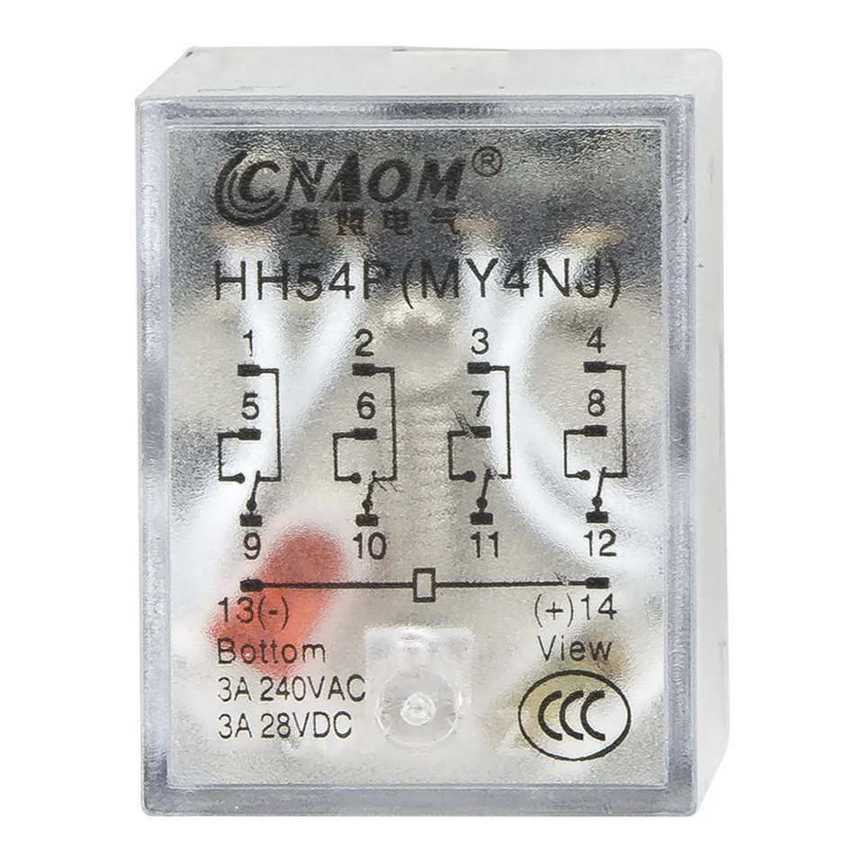 Relé Industrial Fluxus HH54P-DC24V - Eletropeças