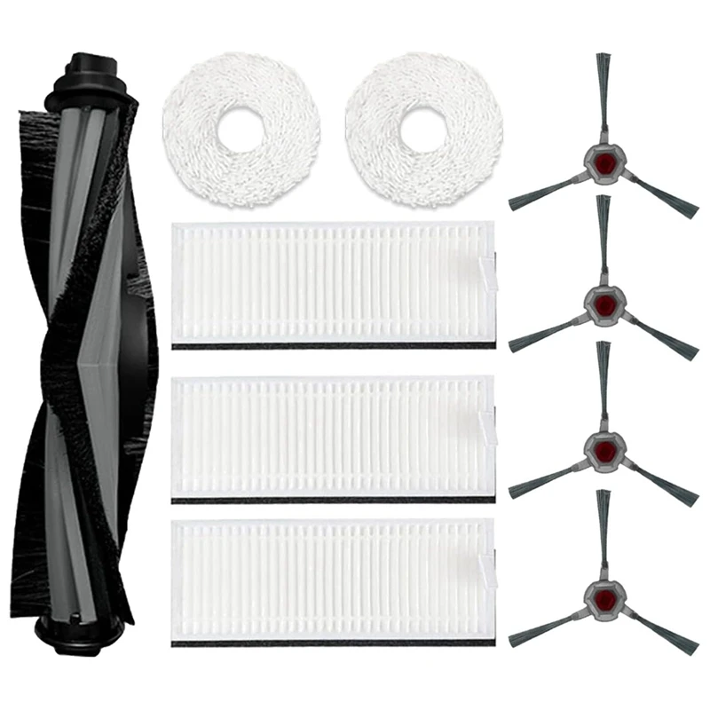 

Запчасти для пылесоса Ecovacs DEEBOT N9 + Yeedi, основная боковая щетка, фильтры НЕРА, набор аксессуаров для швабры