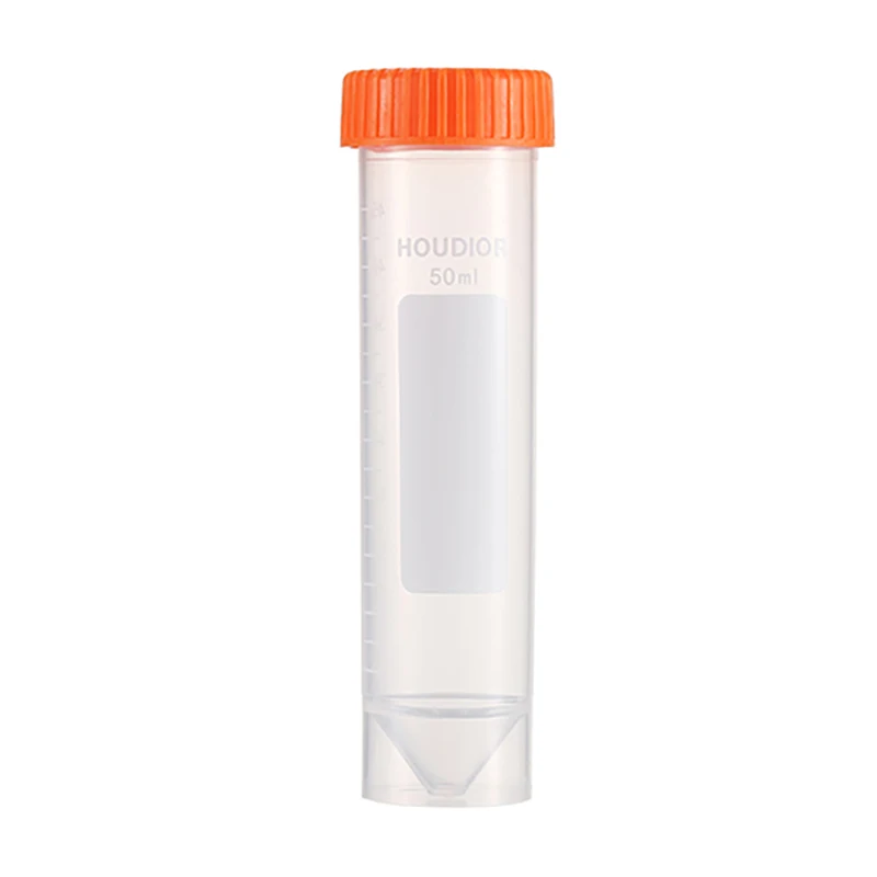 Plastic Test Tubes Centrifuge Tube 25Pcs/bag 50ml Plastic Screw Cap