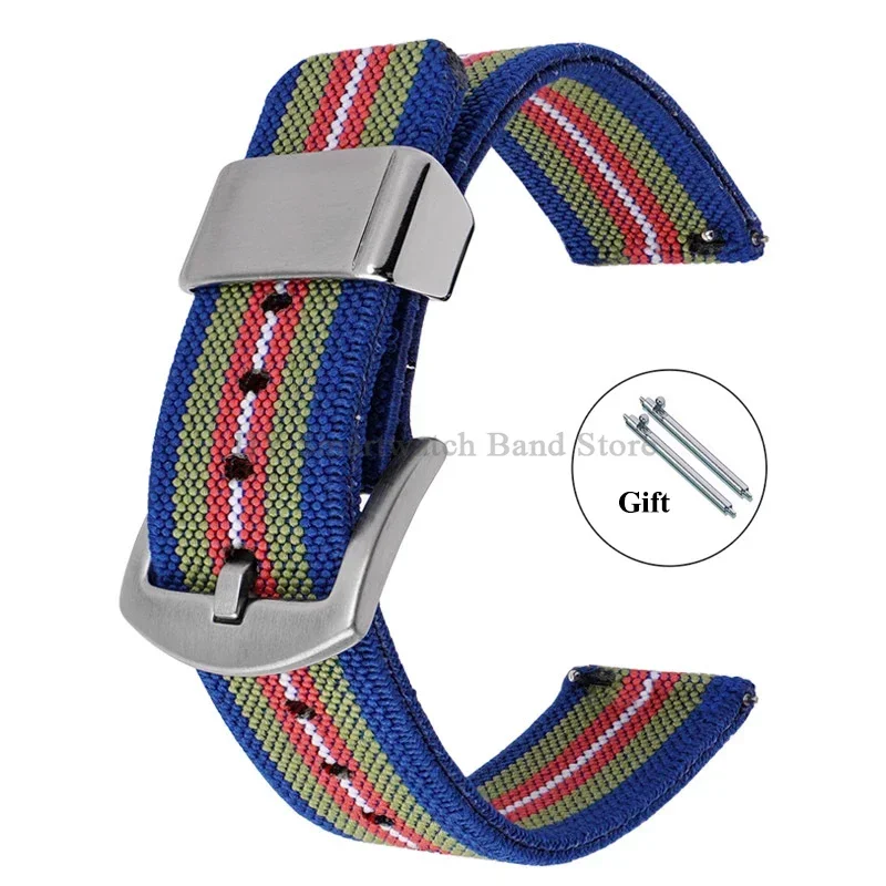 Durable Nylon Canvas Strap Wristband - Sporty Quick-Release Accessory