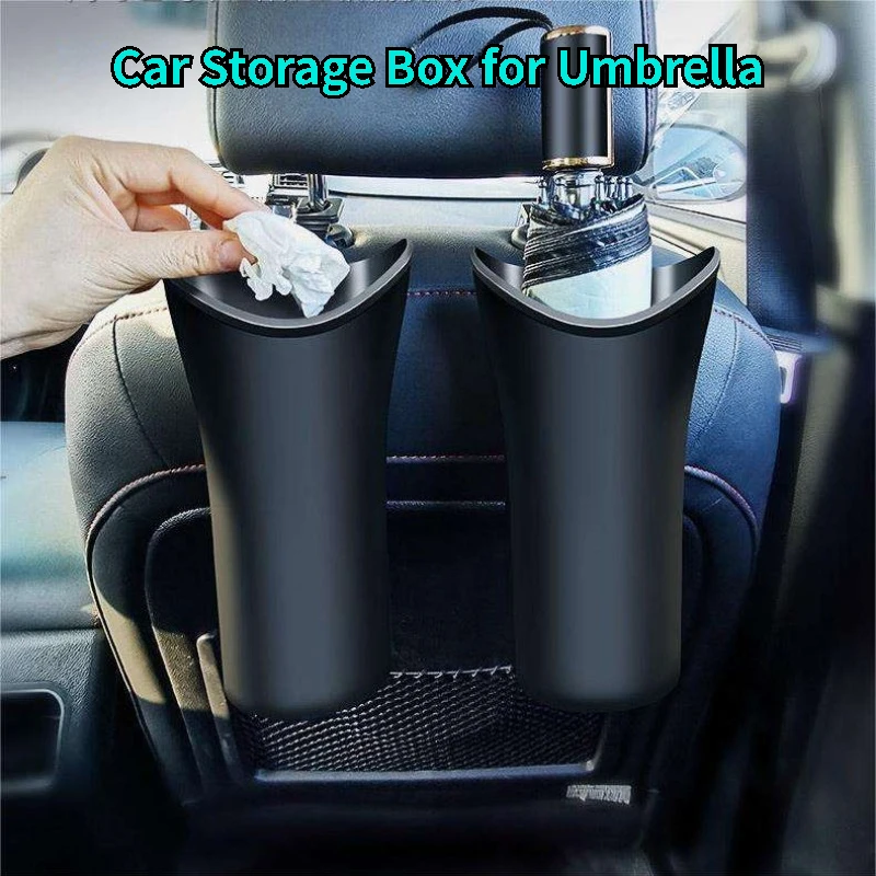 Car Storage Box For Umbrella And Bottles
