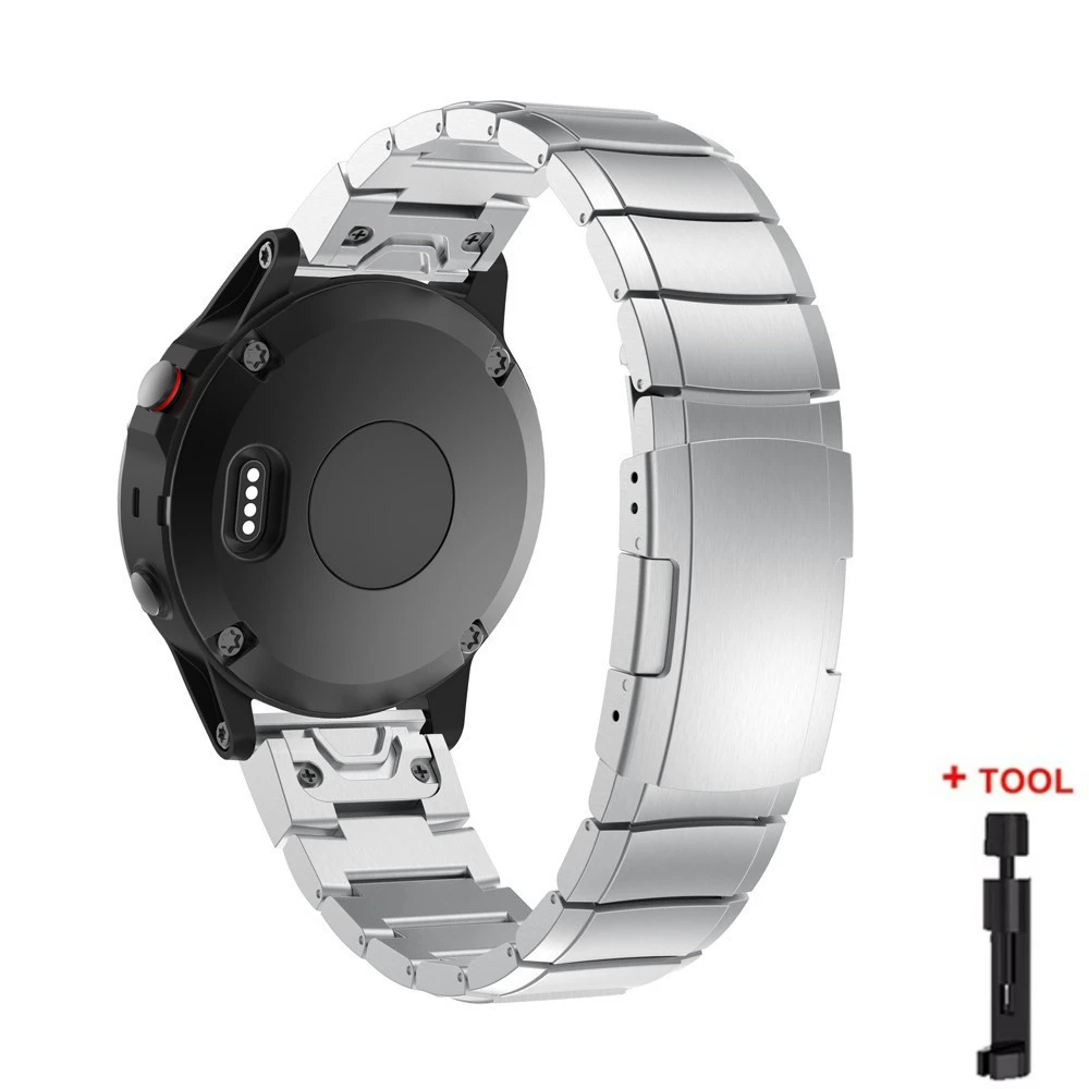 Premium Titanium Quickfit Watch Strap - 26mm/22mm Metal Release Band