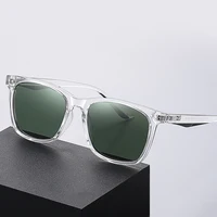 Women Retro Outdoor Polarized Sunglasses For Men Fashion Transparent Korean Square Girl  Driving Sun Glasses Unisex UV400 1