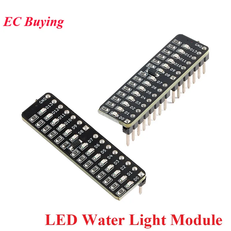 Led Water Light Module Display Indicatore Pcb Board Kit Per Raspberry Pi Zero Per Arduino Uno Mega2560 Mcu Parti Elettroniche Fai Da Te