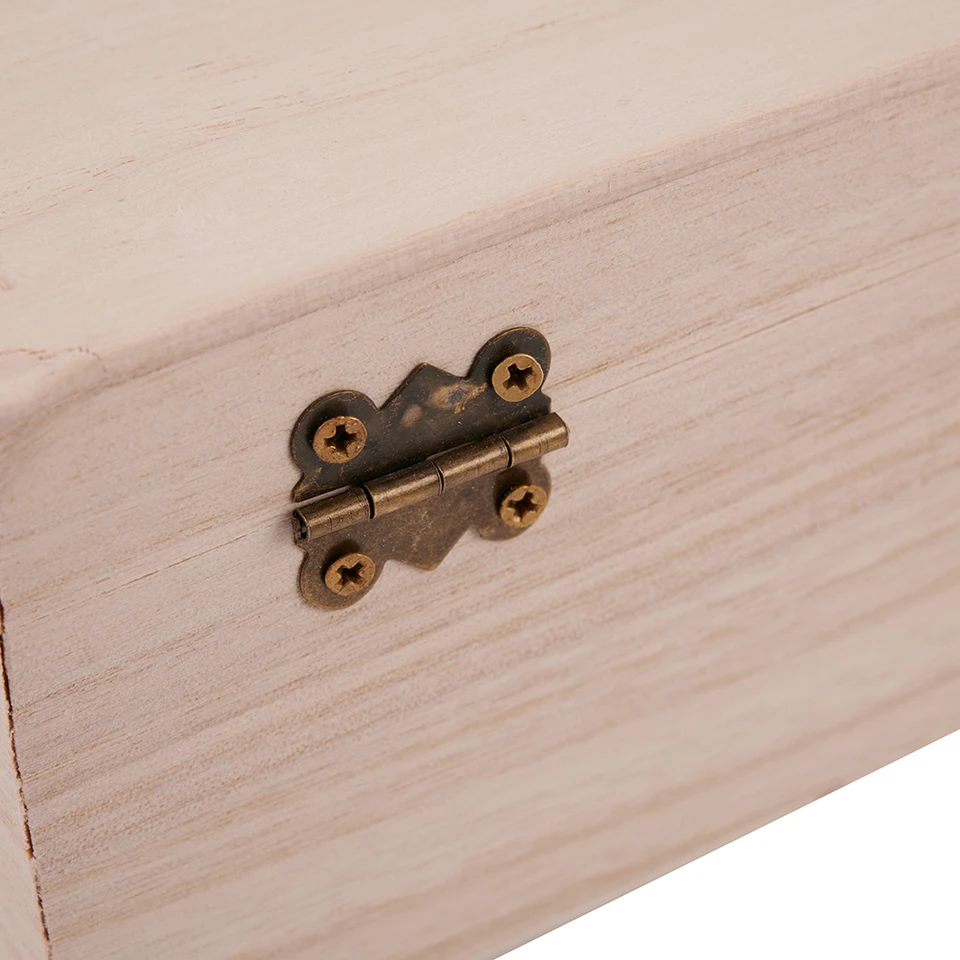 Multifunctional Wooden Storage Box with Lid